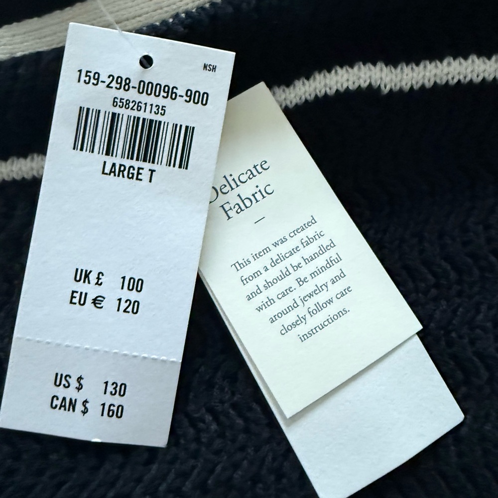 Abercrombie & Fitch Black and White Maxi Dress - TALL - Picture 3 of 5